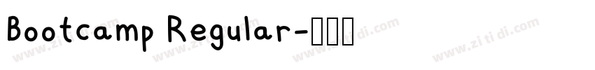 Bootcamp Regular字体转换